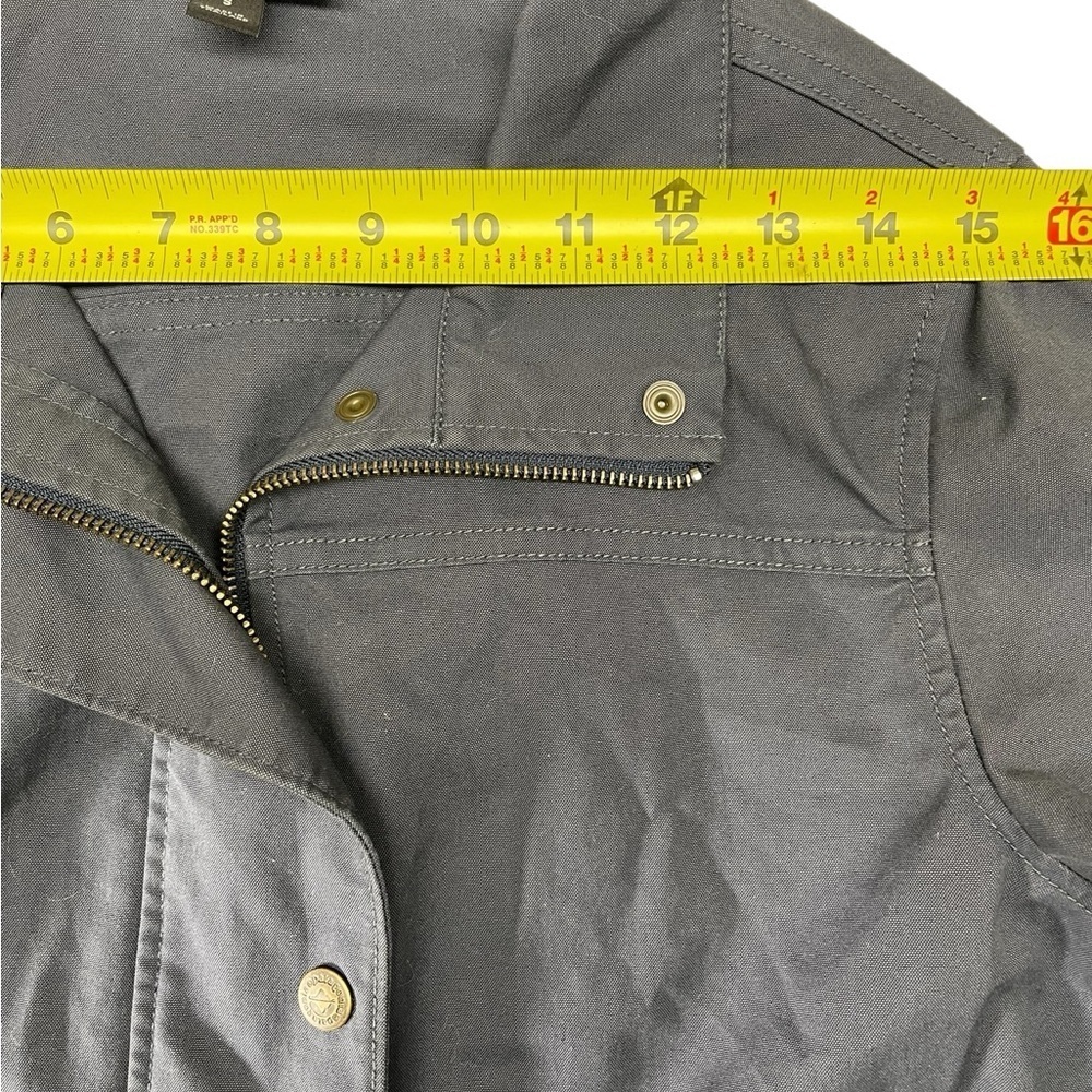 Patagonia Womens Prairie Dusk Barn Jacket Smolder Blue Military Style Coat Sz S - Picture 11 of 16